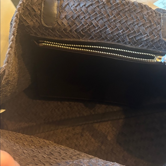 Madewell Dark Brown Woven Tote - Picture 9 of 9